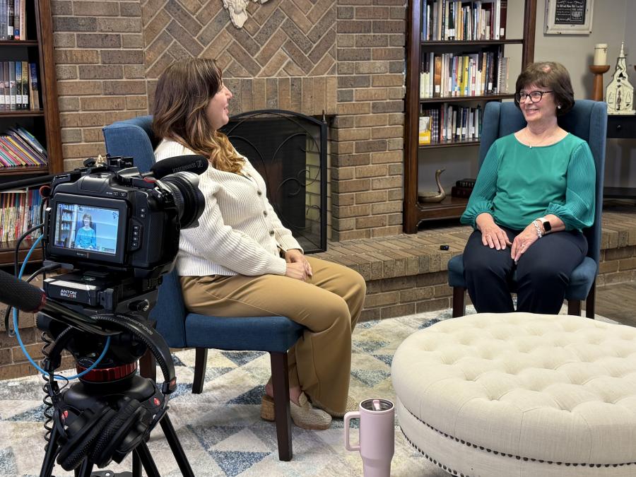 Mary Herbert and Katie Nye Interviewing